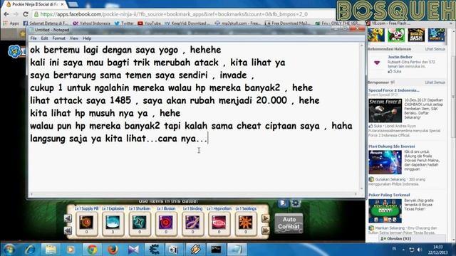Cheat Game Pockie Ninja 2 Social смотреть онлайн