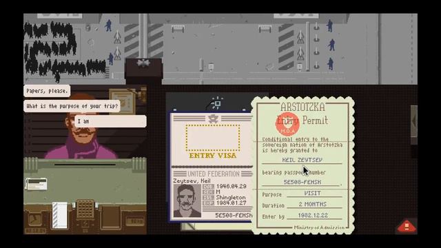 Papers, Please - 3 - The Order Knows... смотреть онлайн