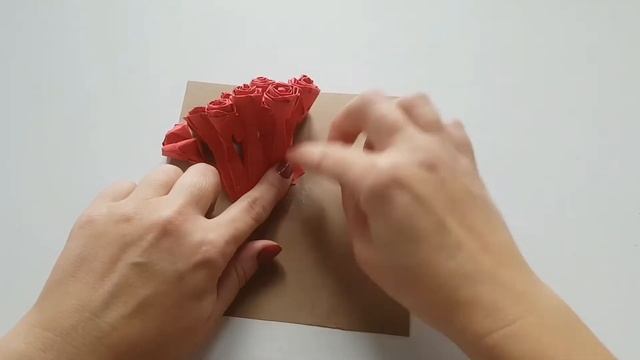 Do-it-yourself beautiful bouquet of paper смотреть онлайн