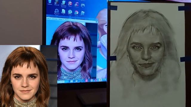 срисовываю эмму уотсон бес построения угольком смотреть онлайн