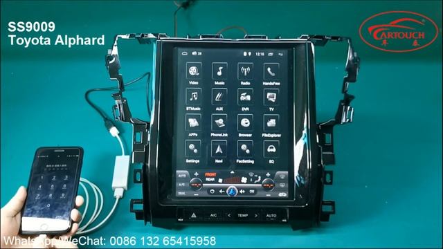 Toyota Alphard Vellfire 30 Tesla Car GPS Multimedia System смотреть онлайн
