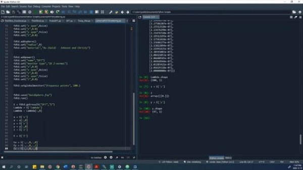 Lumerical FDTD Python API tutorial