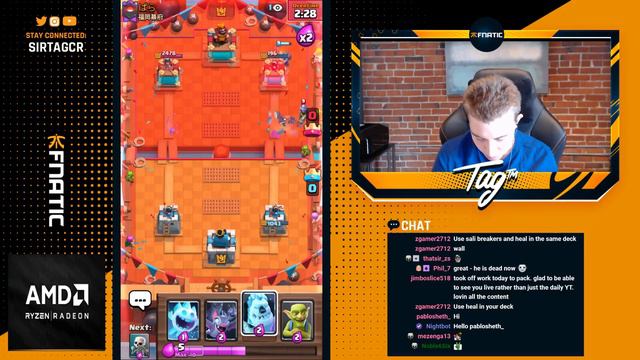 1.9 ELIXIR! FASTEST CYCLE DECK IN CLASH ROYALE! смотреть онлайн