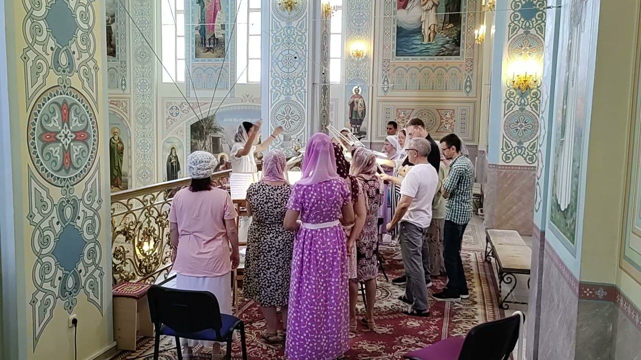 Стихиры на "Господи воззвах..." гл. 5-й (подобен "Радуйся, Живоносный Кресте". Регент Е. Артюхова. смотреть онлайн