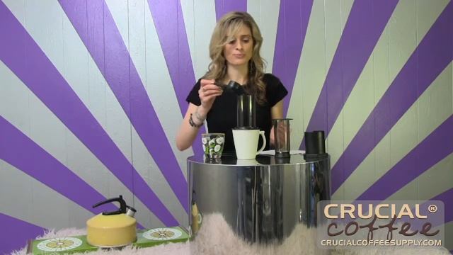 Crucial Coffee Stainless Steel Aerobie Aeropress Filter Operation and Use смотреть онлайн