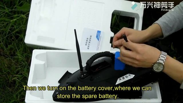 Прикормочный кораблик для рыбалки Lingboxianzi T188, улучшенная версия кораблика Flytec смотреть онлайн