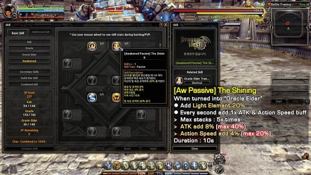 Oracle Elder 3rd Awaken Skill / Dragon Nest Korea (2022 September) смотреть онлайн