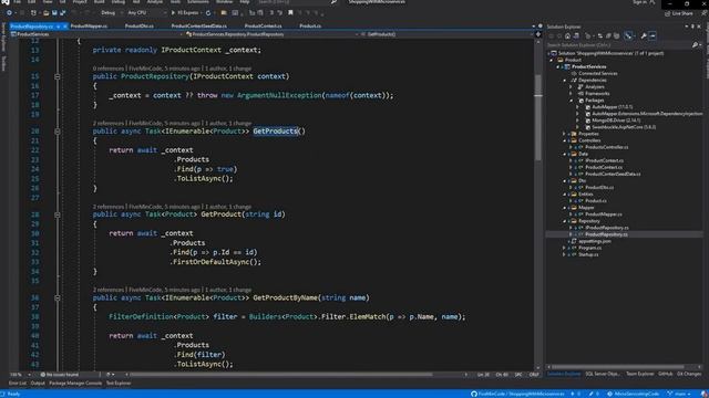 Microservice Implementation part 2 - Product Service - ASP.net core API With MongoDB смотреть онлайн