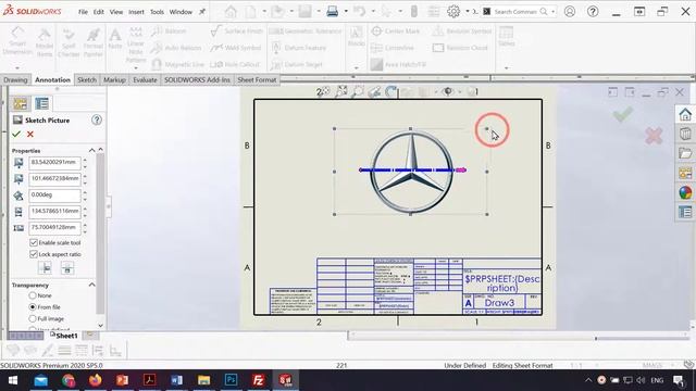 SolidWorks Tutorial | Add Logo in Drawing смотреть онлайн