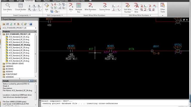 Autodesk AutoCAD Electrical 2014 Bibliotecas de símbolos esquemáticos elétricos смотреть онлайн