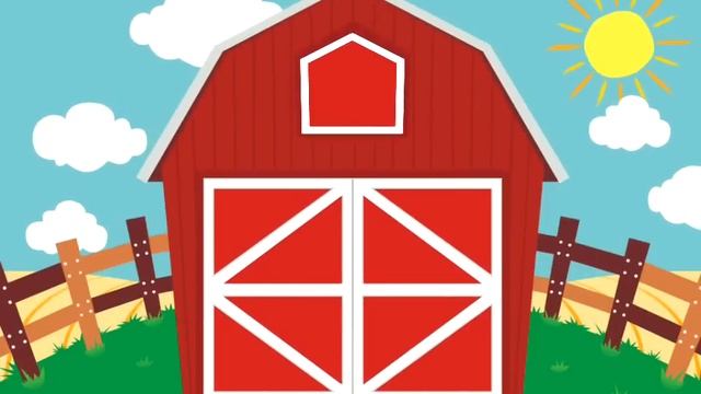 Peekaboo Barn Game Animals name with pictures - kids pre learning Game смотреть онлайн