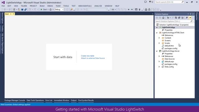 Getting started with Microsoft Visual Studio LightSwitch смотреть онлайн