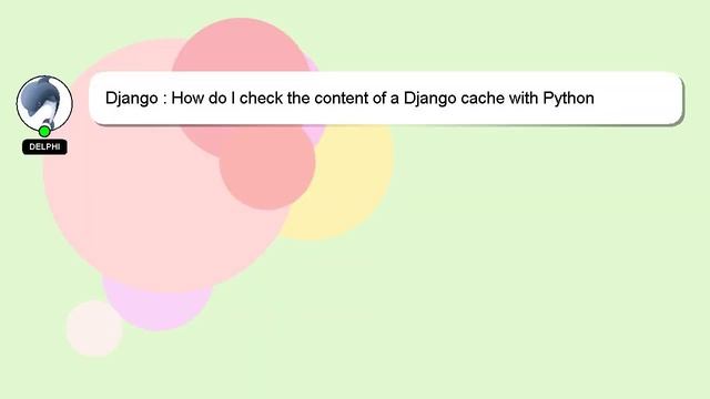 Django : How do I check the content of a Django cache with Python memcached? смотреть онлайн