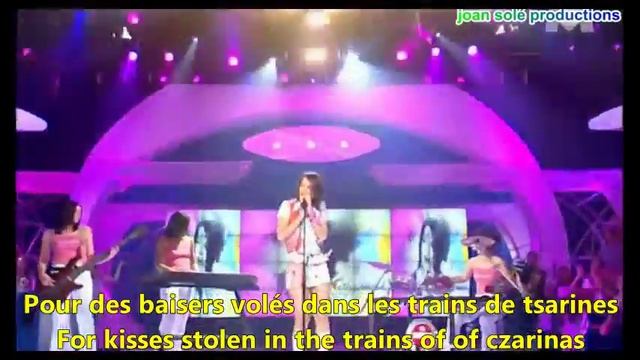 Alizée Gourmandises - English French Lyrics, Paroles, Translation смотреть онлайн