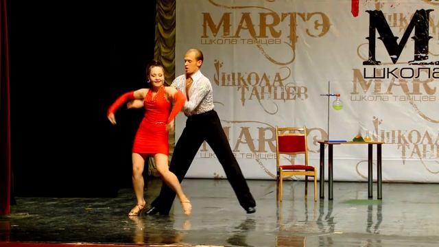 Латина парная Джайв в школе МАРТЭ 2013г. смотреть онлайн