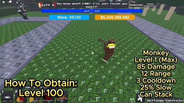 Monkey Tower Review (Brick Defense) Roblox смотреть онлайн