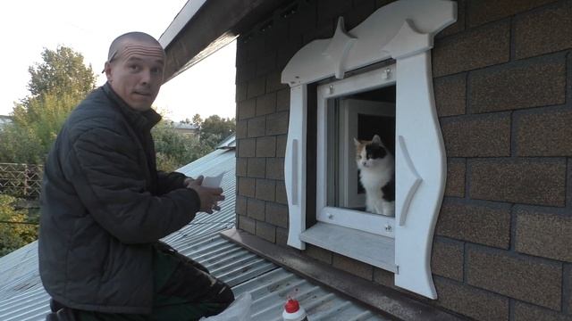 Наличники на окна своими руками из фанеры 20 мм ч.3 смотреть онлайн