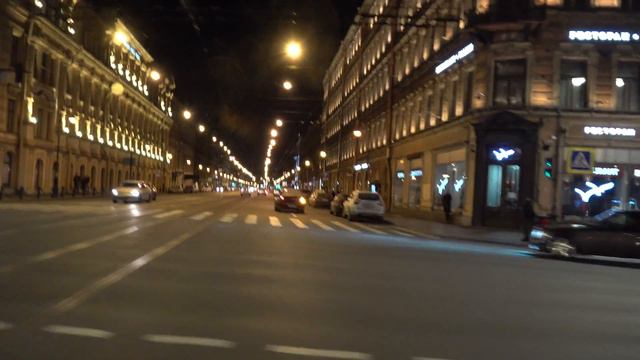 Ночной Санкт-Петербург на авто. Разведение мостов. Night Saint Petersburg by car. Raising bridges. смотреть онлайн