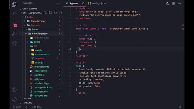 Vue Setup Guide in VS Code with Vetur and the Airbnb ESLint Config смотреть онлайн