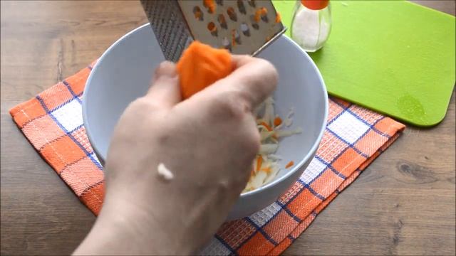 Самый вкусный салат из дайкона с морковью, яблоком, капустой и растительным маслом смотреть онлайн