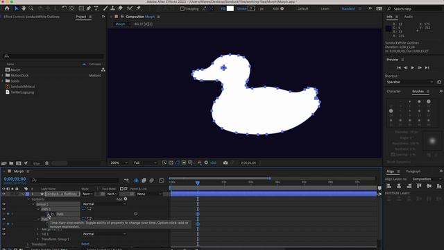 Morph Any Logo & Objects into Other Objects in After Effects смотреть онлайн