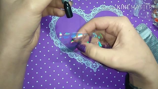 Голографическая фольга для ногтей с Алиэкпресс смотреть онлайн