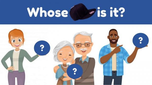 Possessive Pronouns | Whose Is It? | Learn English ESL Guessing Game