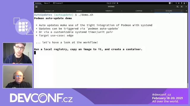 What new features are in Podman? - DevConf.CZ 2021 смотреть онлайн