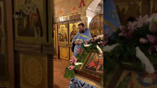 Проповедь священника Алексия Моисеева в праздник Благовещения Пресвятой Богородицы (2023 г.) смотреть онлайн