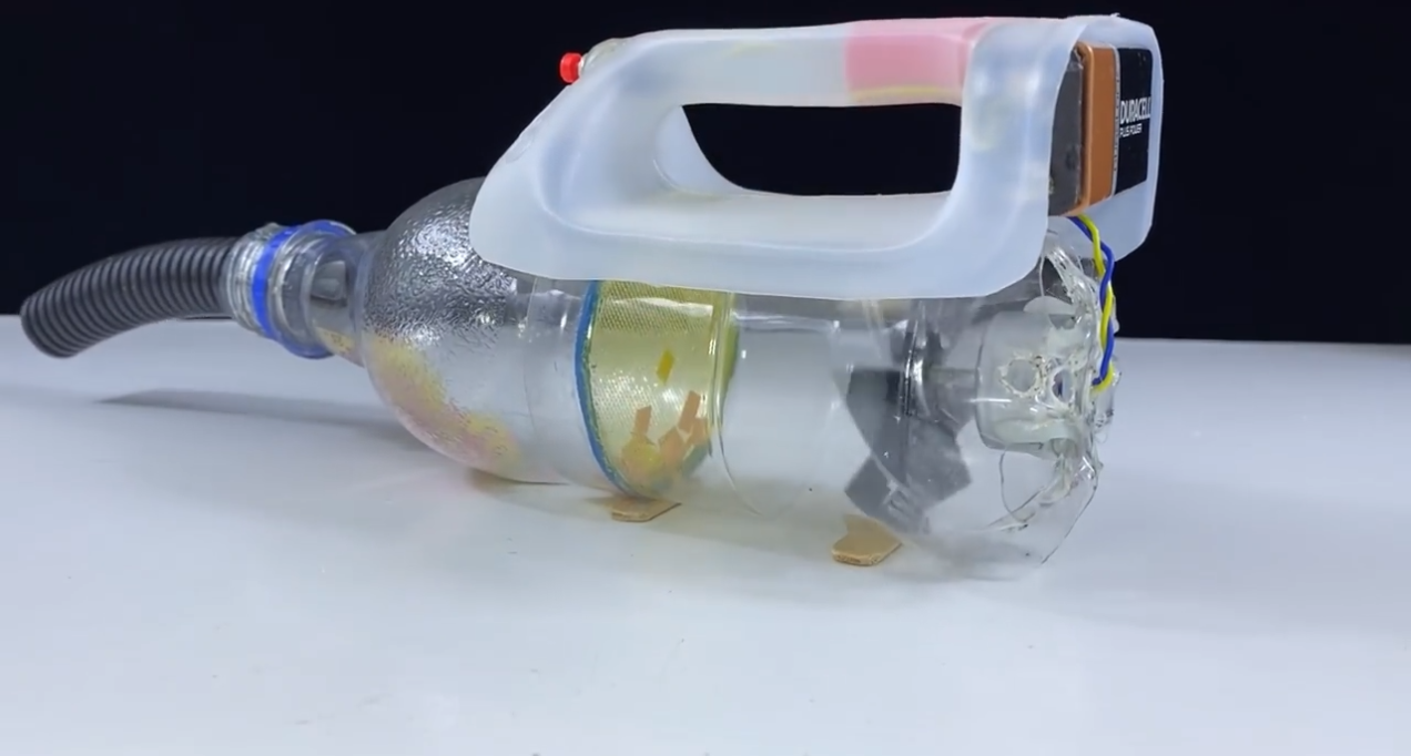 Мини-пылесос из ПЭТ-бутылки смотреть онлайн