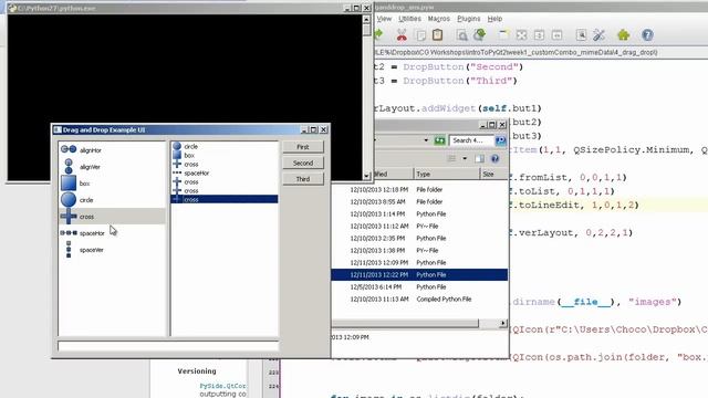 Qt Drag and Drop Example смотреть онлайн