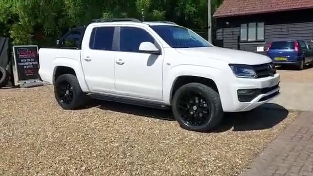 Vw Amarok double cab 3.0 Diesel 224hp automatic DSG finished in candy white смотреть онлайн