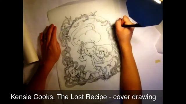 Kensie Cooks, The Lost Recipe -COVER SKETCH- time lapse video смотреть онлайн