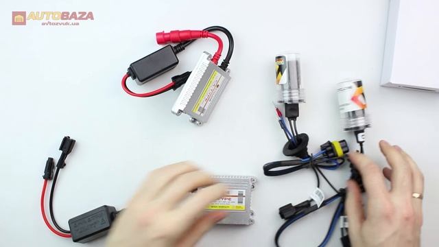 Комплект ксенона CYCLONE С4-type H1 6000K 35W STANDART PRO