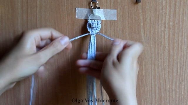 Macrame Keychain | Macrame Tutorial | Макраме брелок | Llavero de Macrame | Macrame Pattern смотреть онлайн