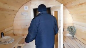 Баня-бочка 6 метров с террасой Отзыв владельца после 2-ух лет пользования, многобань74.рф
