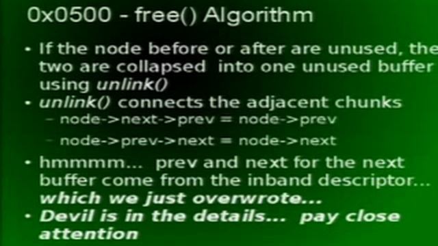 DEF CON 15 - Atlas Remedial Heap Overflows смотреть онлайн