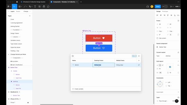 Using Figma Variables to Swap Variants Between Modes смотреть онлайн