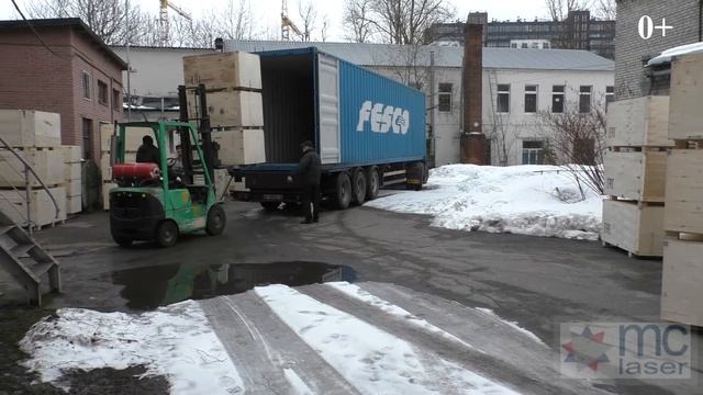 ✅ Выгрузка лазерных станков. 2*40HC февраль 2022 смотреть онлайн