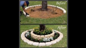 8 самых красивых клумб из кирпича