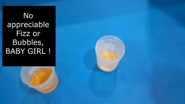 BAKING POWDER GENDER TEST: DO IT AT HOME !