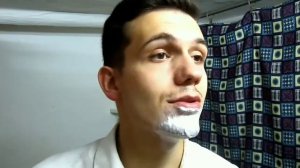 Бритье: бритва Yaqi Knight Helmet+Спутник; помазок барсук DScosmetic 24mm geltips; "Яблоневый цвет"