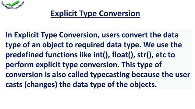 11th IP / introduction to python/ chapter 2 / part-10/ type conversion /type casting used in python смотреть онлайн