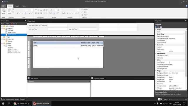 SSRS Report Builder Part 10.3 - Default Values for Parameters смотреть онлайн