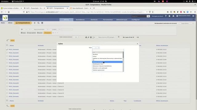 Integrar GLPi com Grafana Usando o Verdanadesk Powerdash смотреть онлайн