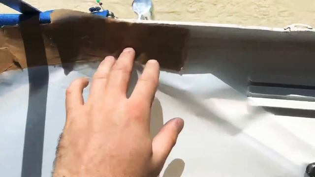 Ходовой тент на Лодку своими руками часть 2 смотреть онлайн