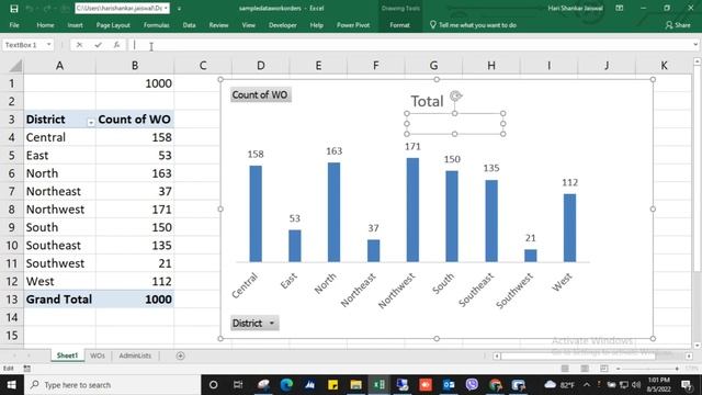 How to Add Grand Totals to Pivot Charts in Excel смотреть онлайн