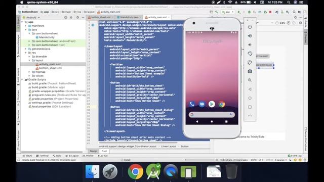 Android Bottom Sheet Tutorial смотреть онлайн