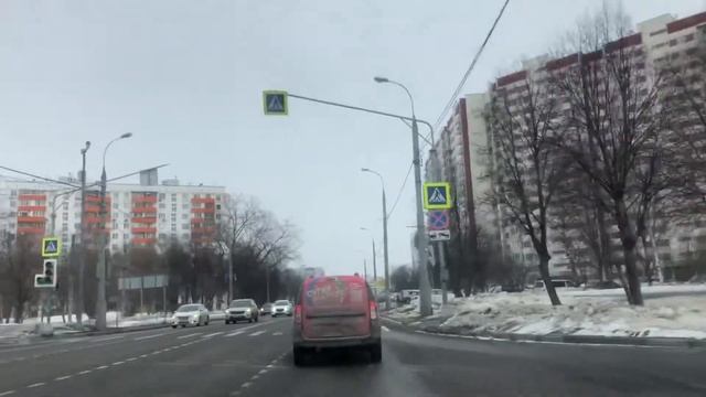 Северо-запад Москвы и въезд в Химки. На машине с комментариями! смотреть онлайн