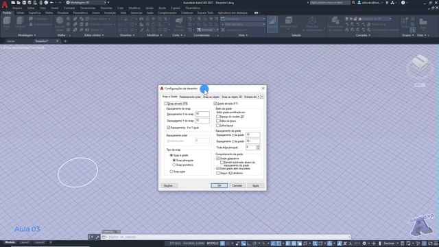 Curso de AutoCAD 3D versão 2021 - Aula 03/27 - Coordenadas , Planos e Eixos - Autocriativo смотреть онлайн
